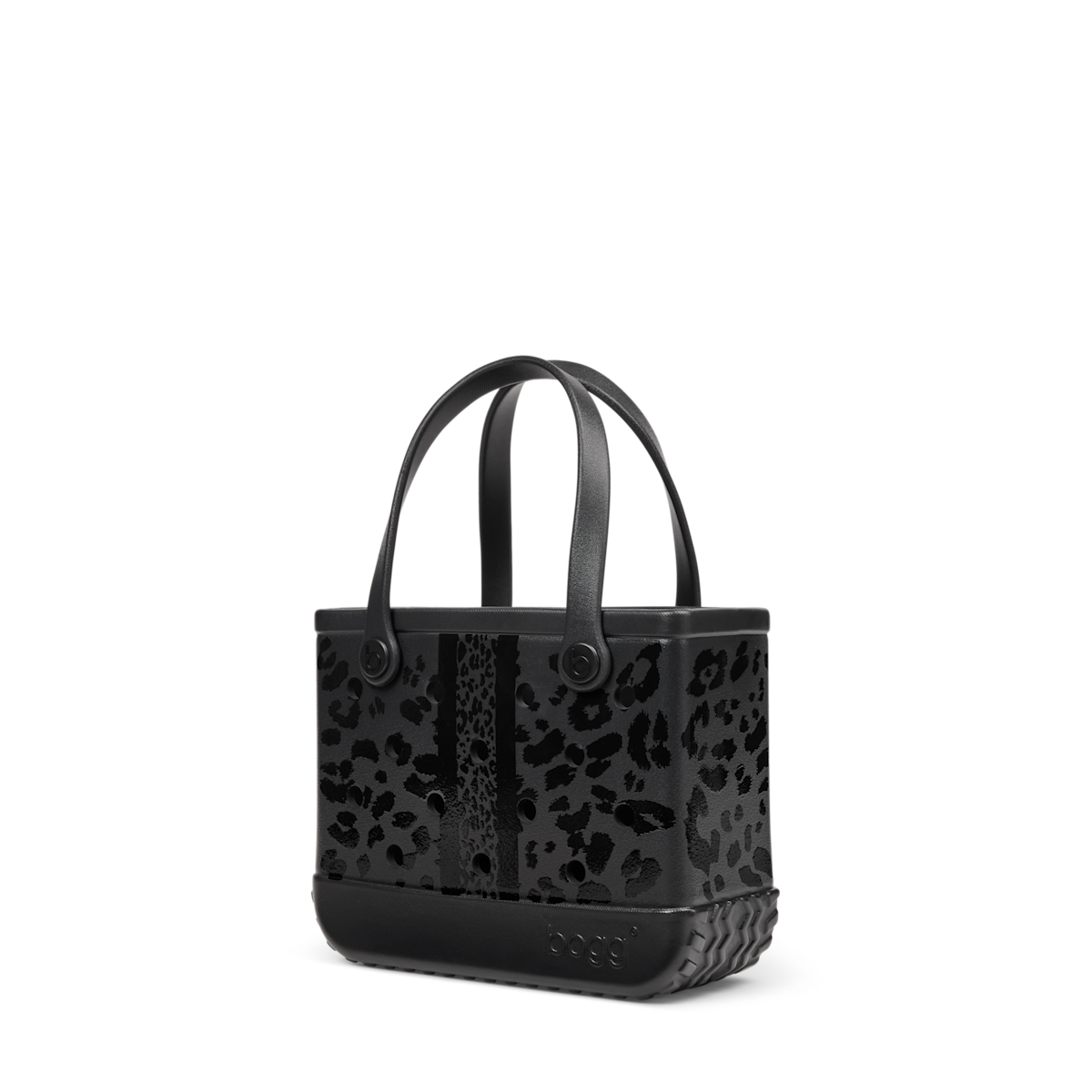 Beach Bitty Bogg Bag - Black Onyx Leopard Lux