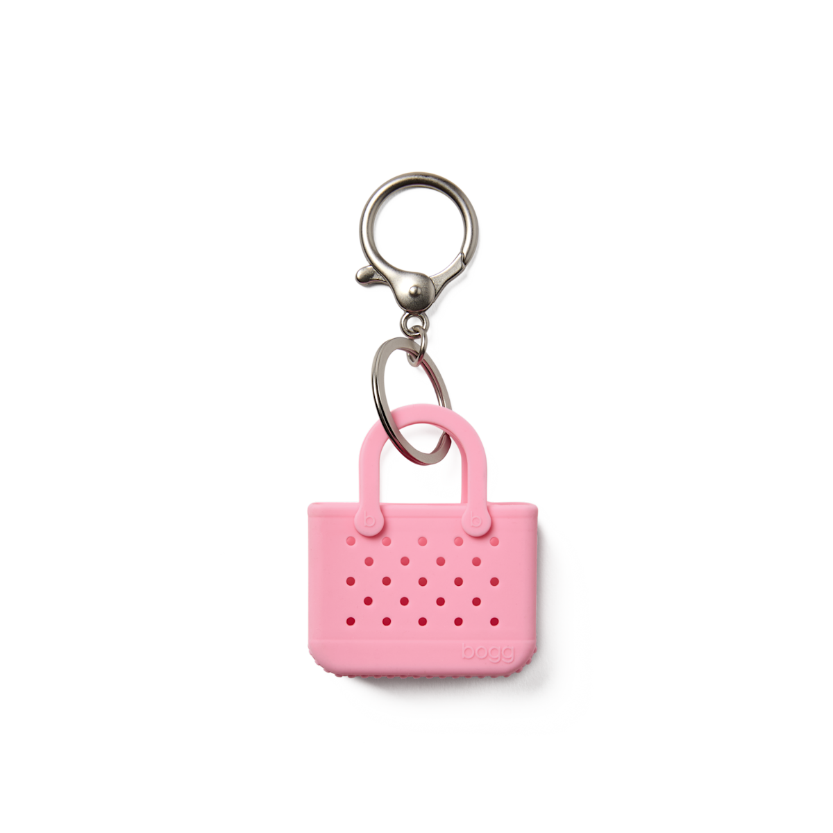 Beach Tiny Tote Keychain - Blowing Pink Bubbles