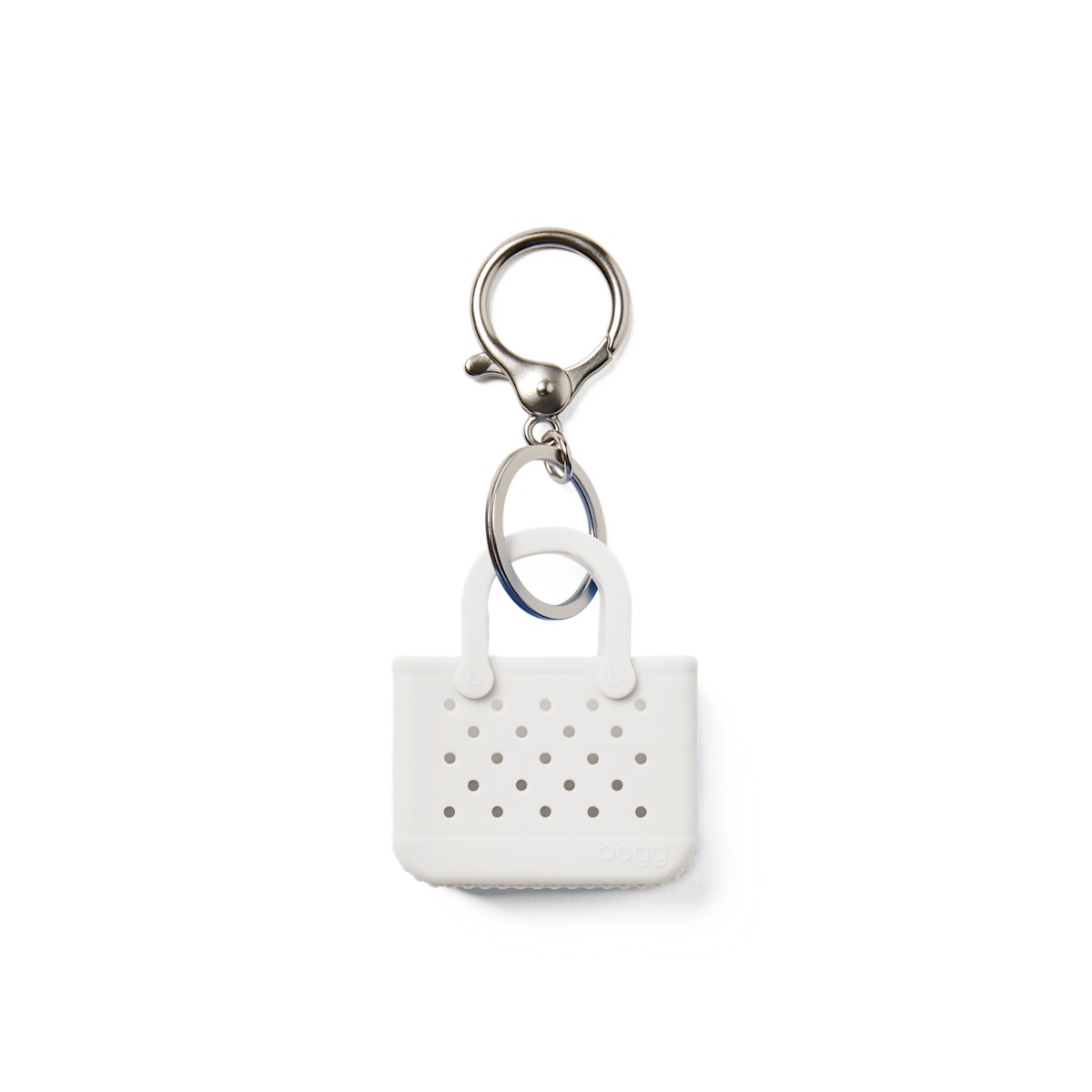 Beach Tiny Tote Keychain - For Shore White