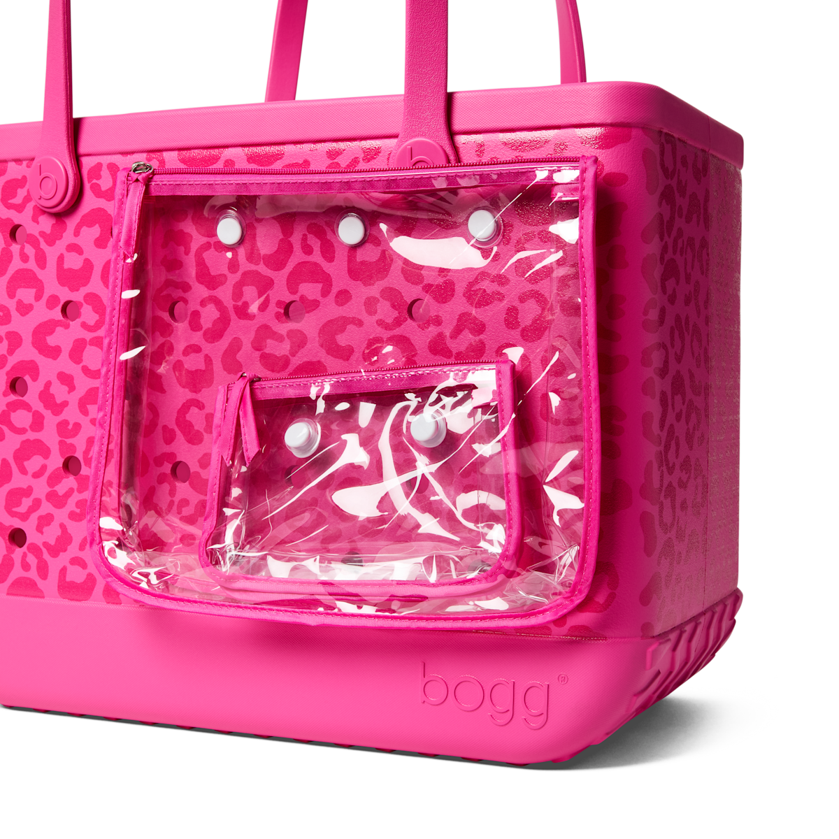 Beach Original Bogg Bag - Purrr-fectly Pink Leopard
